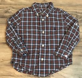 24m Ralph Lauren plaid button down shirt - $7!!
