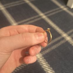 Vintage Ring From 1990 Diamond And Gold 