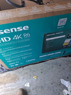 50 inch Hisense HD Flat tv w/Roku