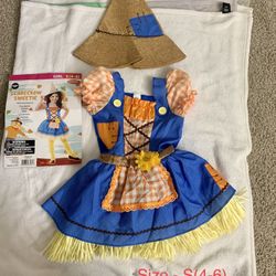Halloween - Scarecrow Beauty Costume - S(4-6)