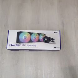 ❄️CPU WATER COOLER❄️ WITH  LCD SCREEN! NZXT KRAKEN ELITE 360 RGB AIO