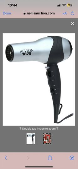 Revlon Matte Chrome Full-Size Turbo Hair Dryer - RV473PK1