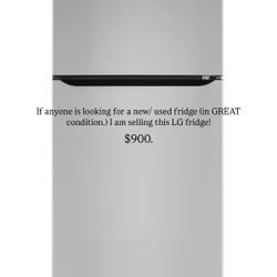 LG fridge For Sale! 