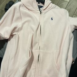 Pink Polo Hoodie