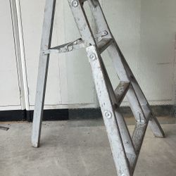 Wood Three Legged Ex BoeingTripod ladder