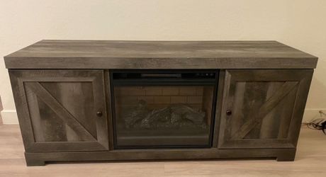 Tv Stand with Electric Fireplace