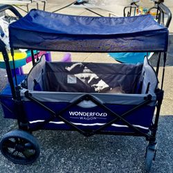 Wonderfold Push & Pull 2 Seater Wagon