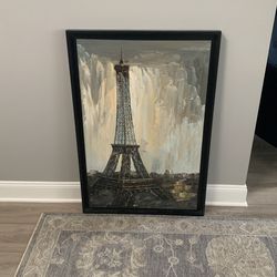 Hand Painting Of The Eiffel Tower
