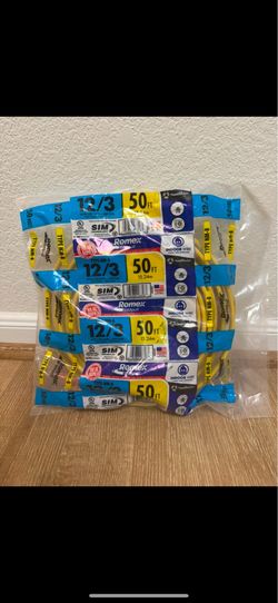 Southwire 50 ft. 12/3 Solid Romex SIMpull CU NM-B W/G Wire