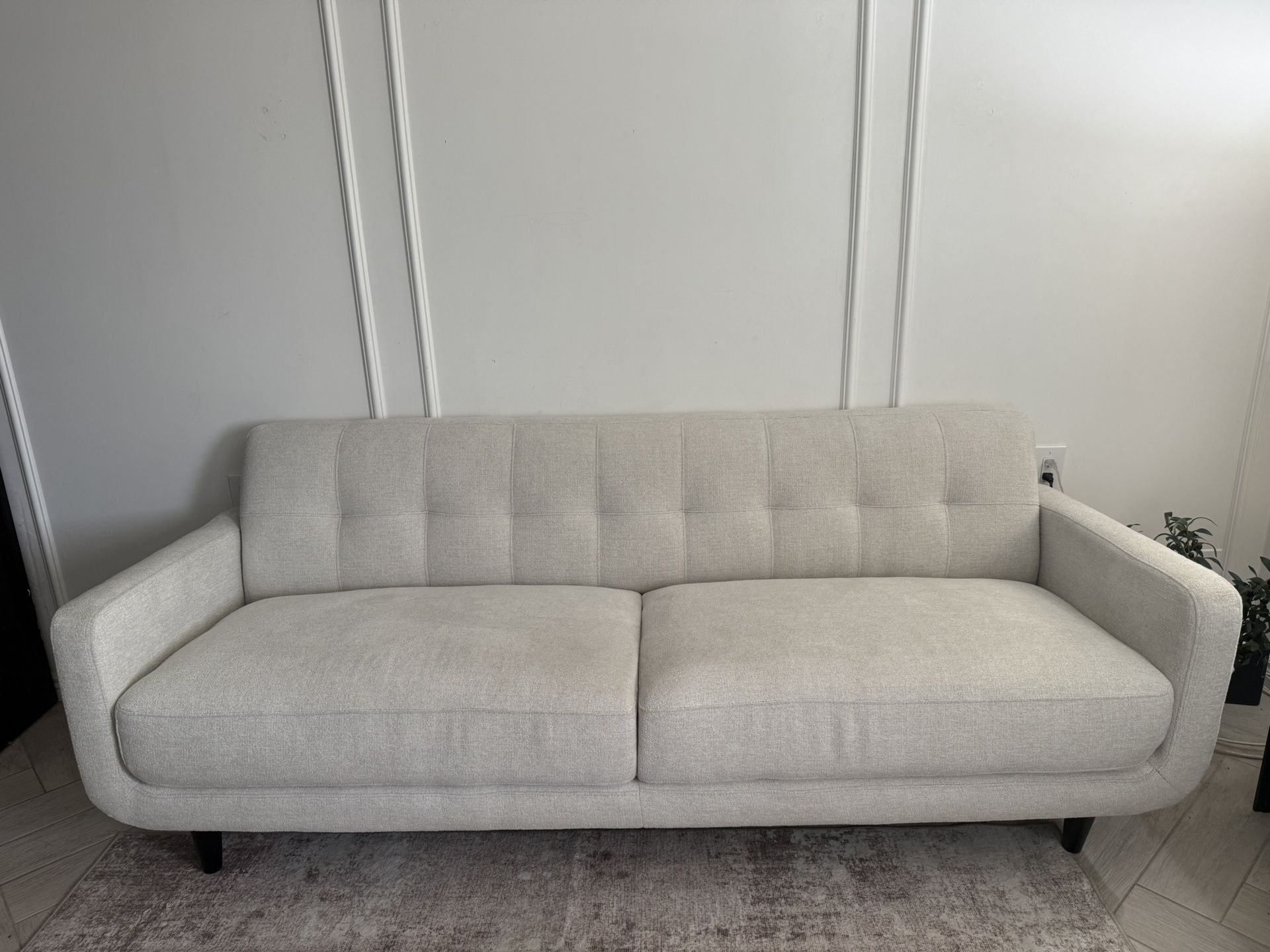 Modern Beige Sofa — Great condition