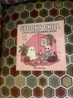 Coloring book Spooky Chill
