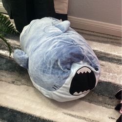shark pillow plushie 
