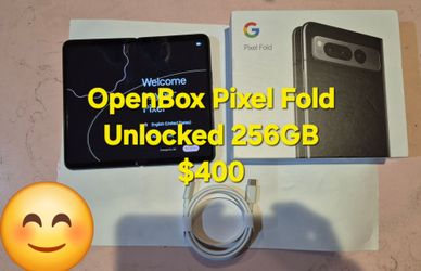 Unlocked Google Pixel Fold 256GB Android 5G Smartphone Foldable Phone Display All Day Battery