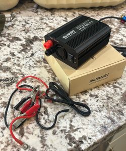 Suaoki 300w power inverter. Input: DC12V