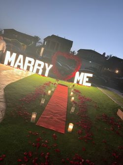 Marry Me proposal