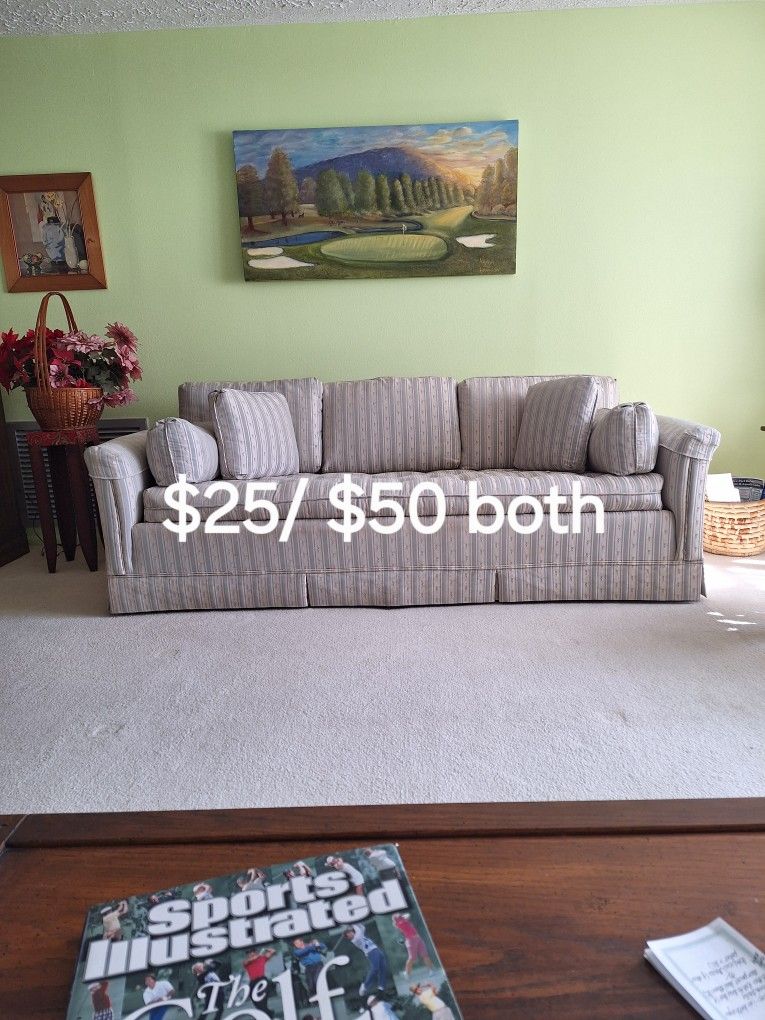 Broyhill Sofa and Love Seat $25 one or $50 both