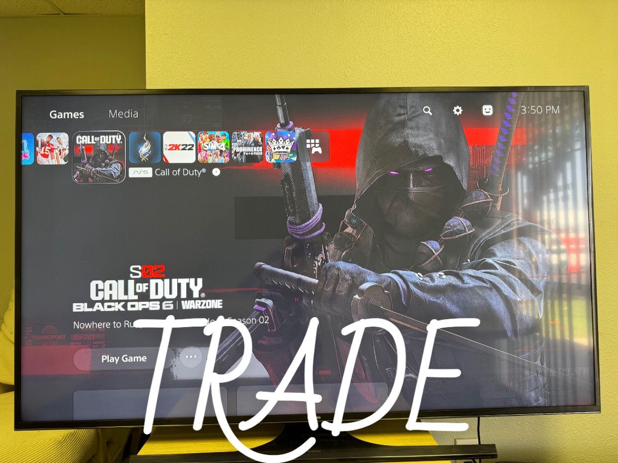 Samsung 65” 4k Smart TV For TRADE