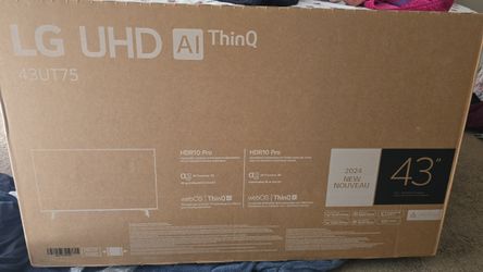 43" LG TV Brand New Still In Box