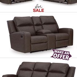 Living Room Sectional  - Sala Seccional Piel