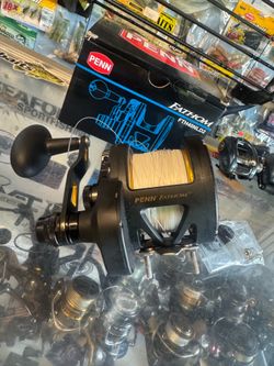 (Murrieta) Penn fathom 40 narrow salt water fishing two speed. Reel.