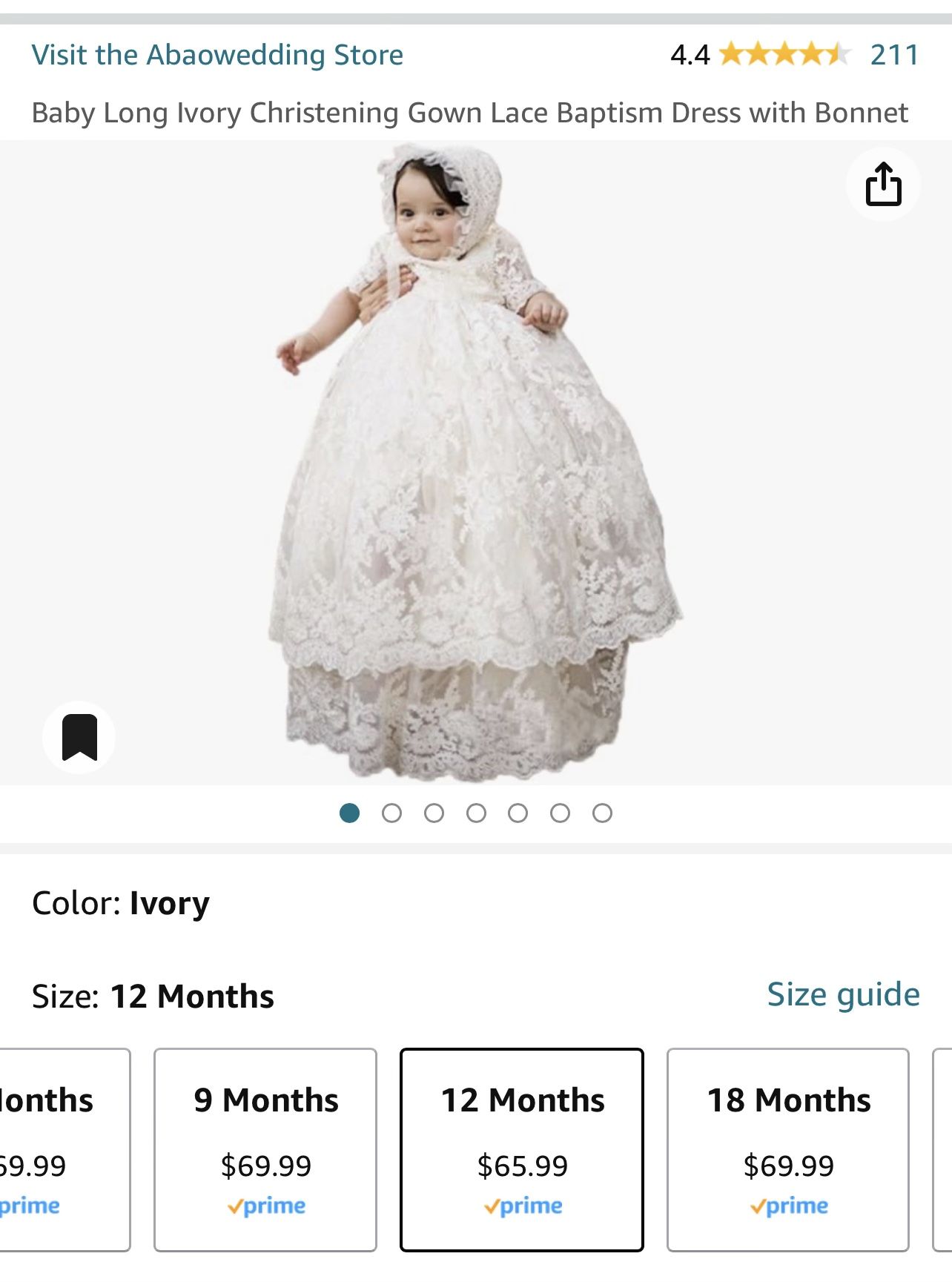 Baby Baptism Dress