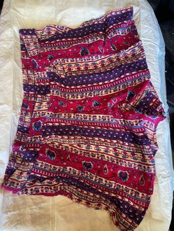 Plus size boho shorts