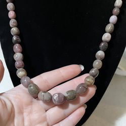 Petrified Wood Necklace 