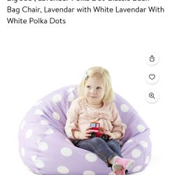  Bean Bags (Pink Polka Dot And Purple Polka Dot)