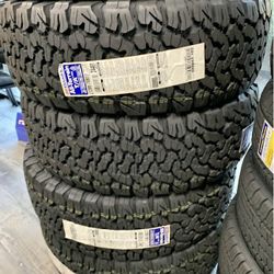 LT285/70R17 Bfgoodrich KO2 A/T 6 Ply Set Of 4 Tires We Finance 50 Down 285/70R17 llantas 285/70/17