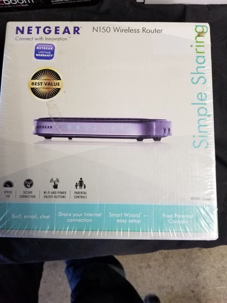 NETGEAR N150 WIRELESS ROUTER WNR1000 (NEW IN BOX)