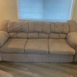 Suede Couch