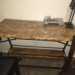 One Bar And Two Bar Chairs