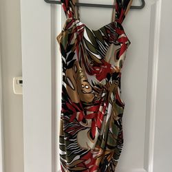 Cache Knee Length Floral Dress Size 6