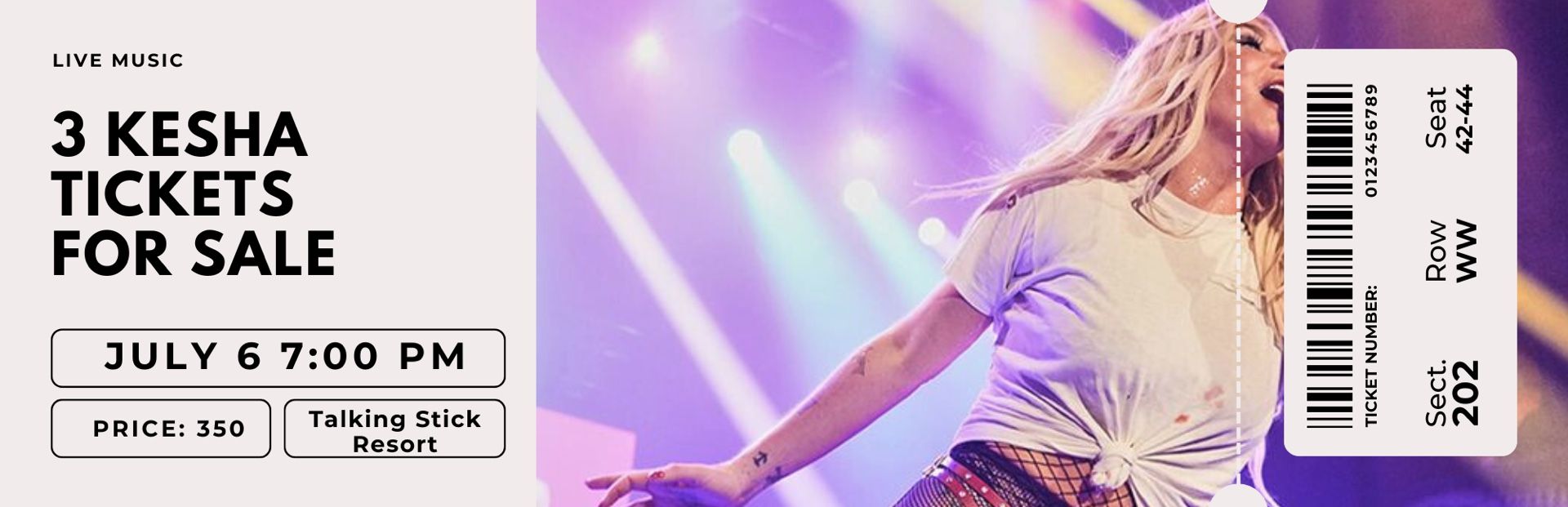 KESHA TICKETS FOR SALE