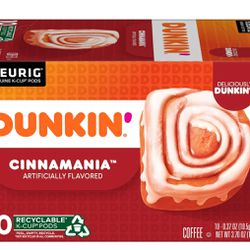 Dunkin' Cinnamania Coffee K-Cup Pods, 60 Count Keurig