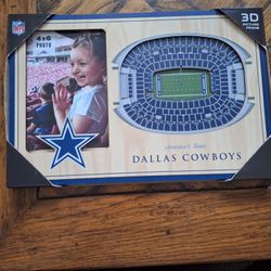 Nfl Cowboys Football 3D Picture Frame
