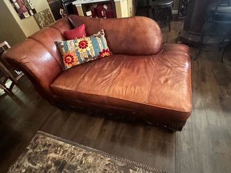 Leather Chaise Lounge by Ashley Furniture