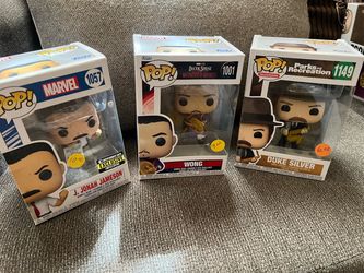 Funko Pop Lot of 3 Marvel Parks Recreation
