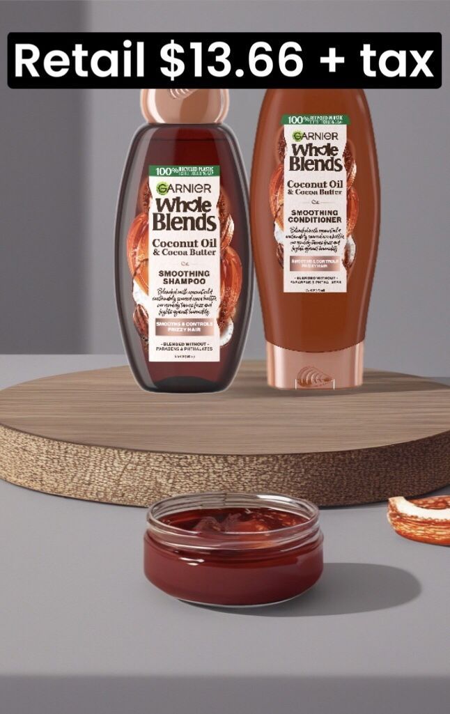 Garnier Whole Blends Shampoo And Conditioner Bundle