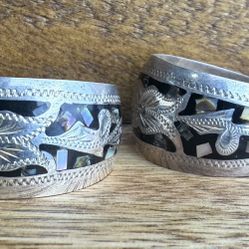 Vintage Mexico 925 Sterling Silver Earrings 