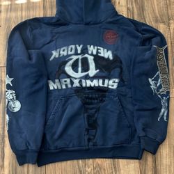 Travis Scott Maximus Metlife Sweatshirt Navy
