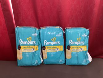 Pampers, Baby, Diapers, Size 1