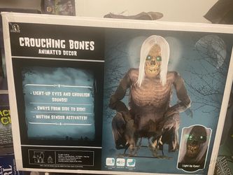 Halloween Crouching Bones Animatronic