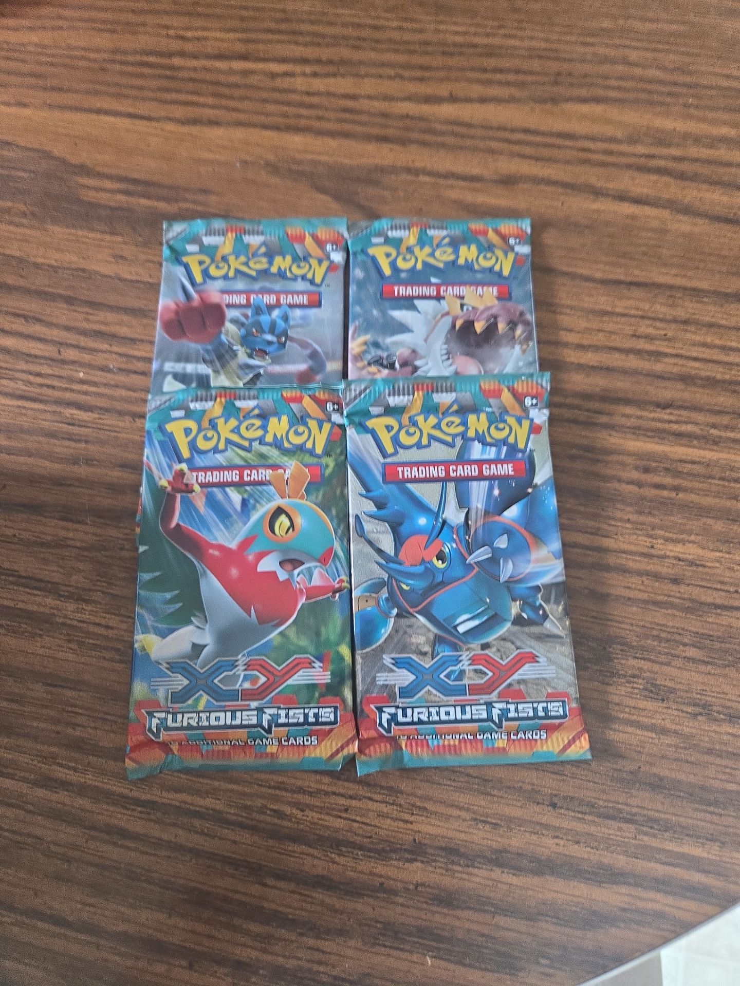Pokémon XY Furious Fists Booster Packs