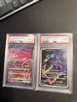 Pokémon Mew Ex & Mewtwo PSA 10