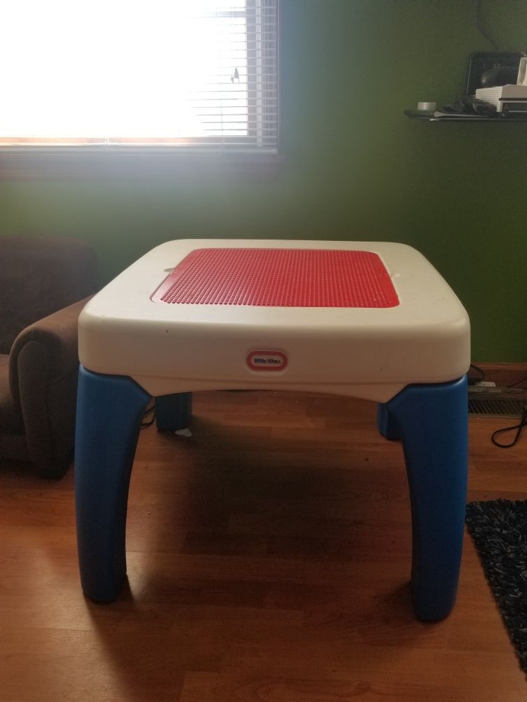 Little tikes lego table sale