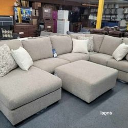 3 PIECES U  SHAPE SECTIONAL COUCH SAME DAY DELIVERY