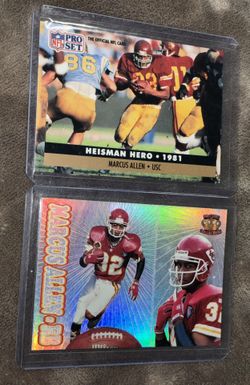 Marcus Allen Hall of Famer L0T(2) USC/RAIDERS CHAMP/CHIEFS