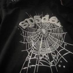 Black OG Web Spider Hoodie