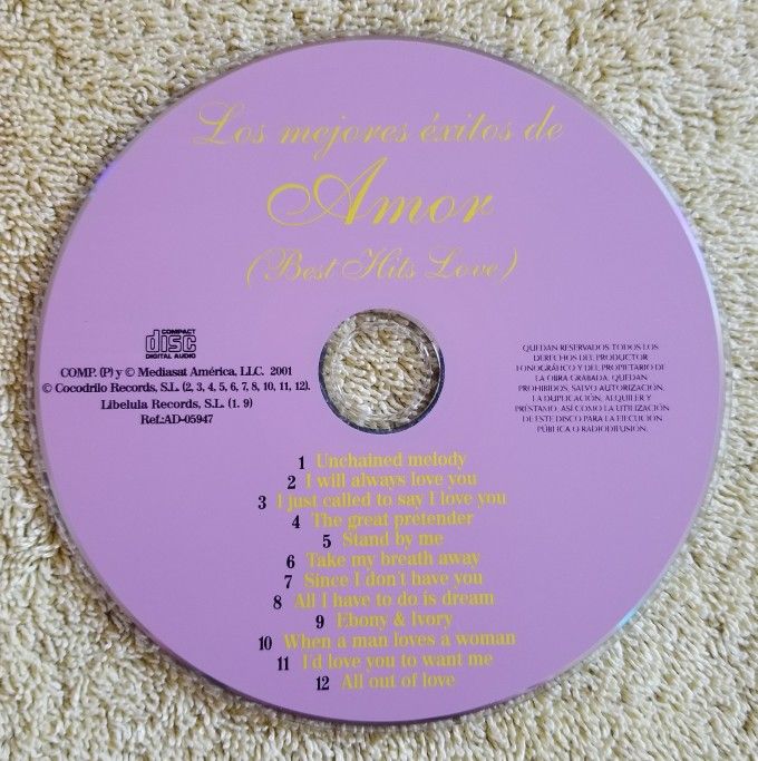 Los Mejores Exitos De Amor (Best Hits Love) CD 2002